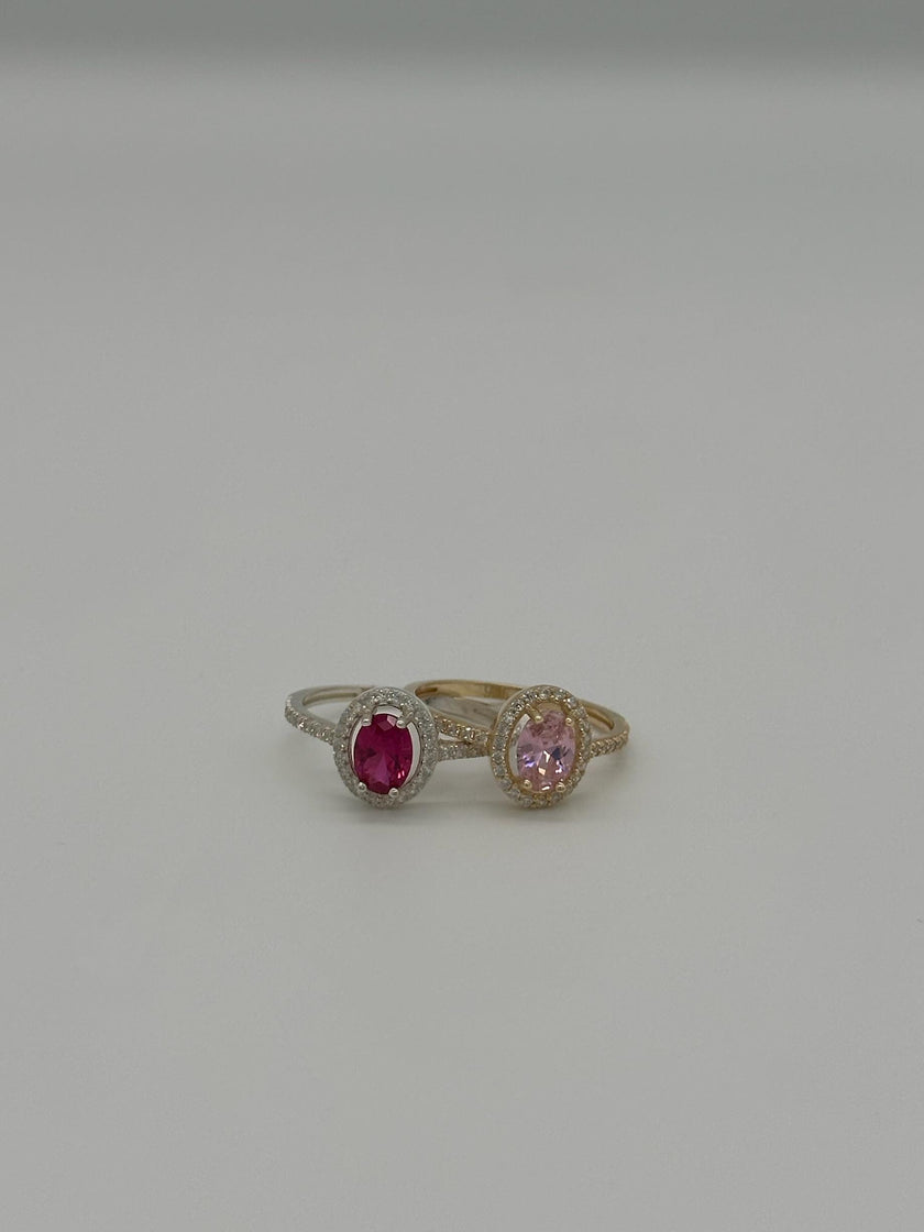 Oval Taşlı Yüzük