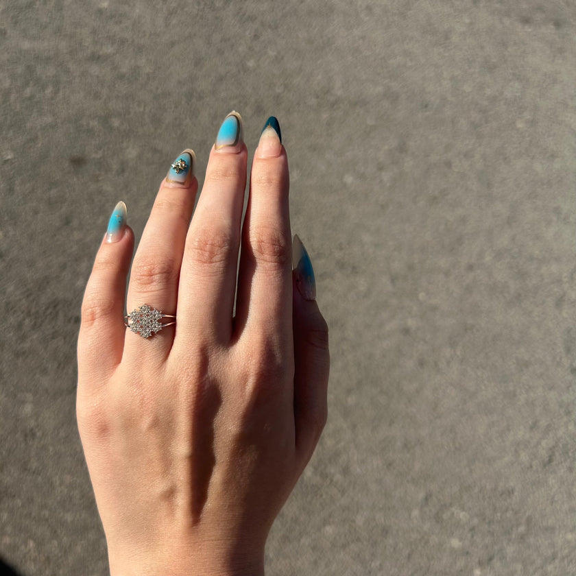 Zarif Kar Tanesi Yüzük