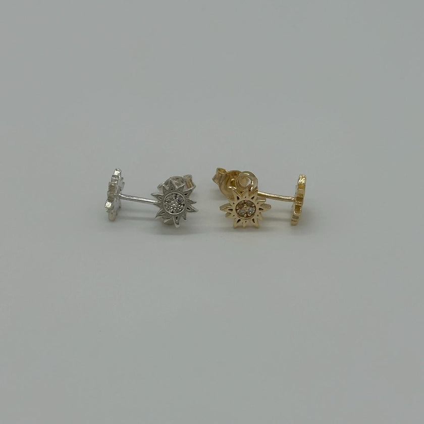 Taşlı Güneş Küpe