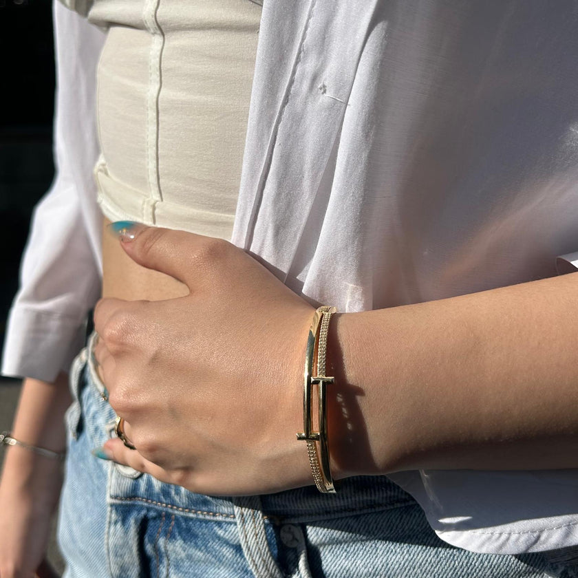 Ince Şık Taşlı Kelepçe