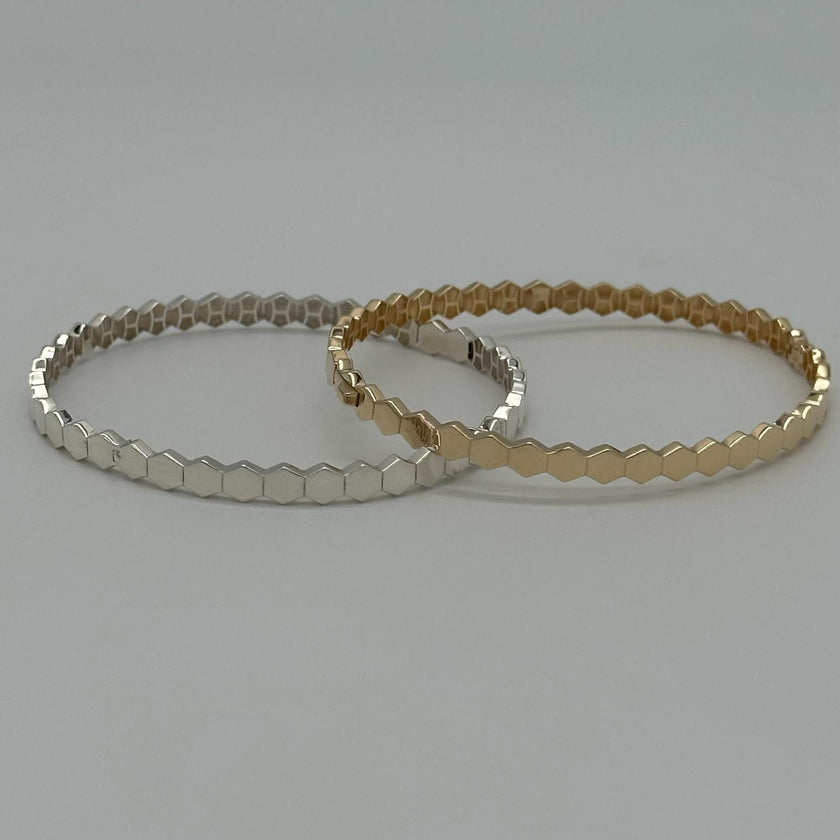 Zarif Altı Gen Tip Kelepçe Bileklik