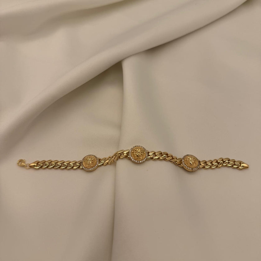 Medusa Figürlü Gurmet Bileklik