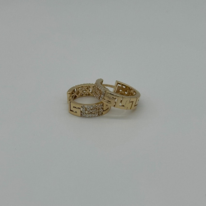 Kilit Formlu Halka küpe