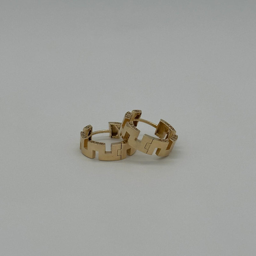 Taşlı Vintage Küpe