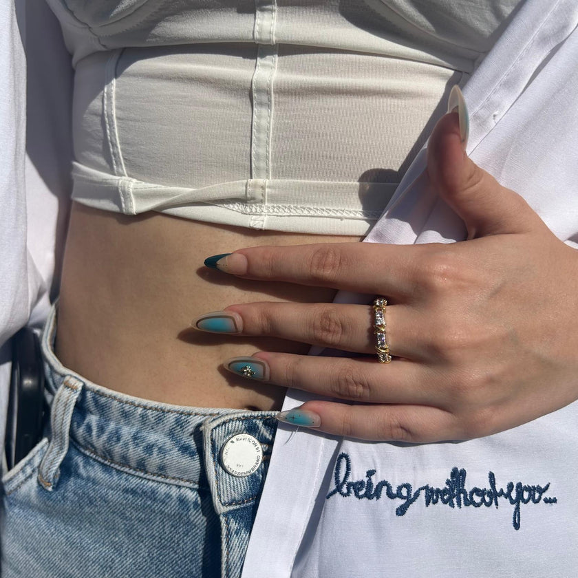 X Figürlü Zarif Yüzük